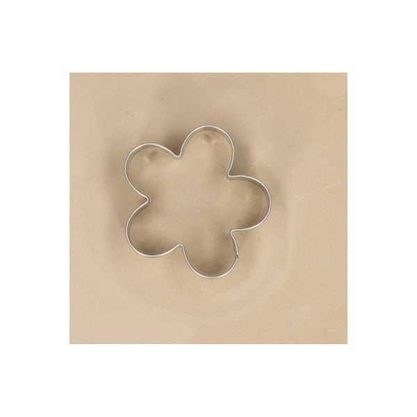 Emporte-pièce fleur, inox recyclé