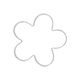 Emporte-pièce fleur, inox recyclé