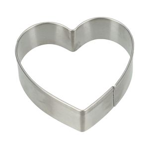 Emporte-pièce cœur, inox recyclé