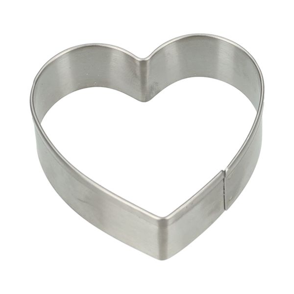 Emporte-pièce cœur, inox recyclé
