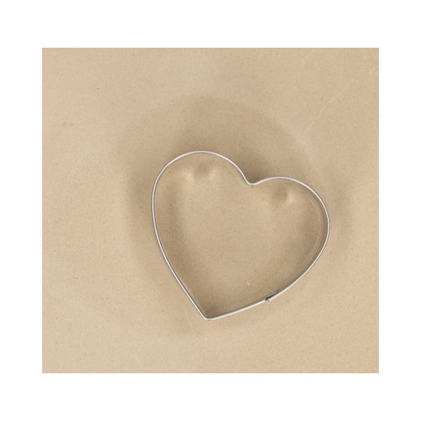Emporte-pièce cœur, inox recyclé