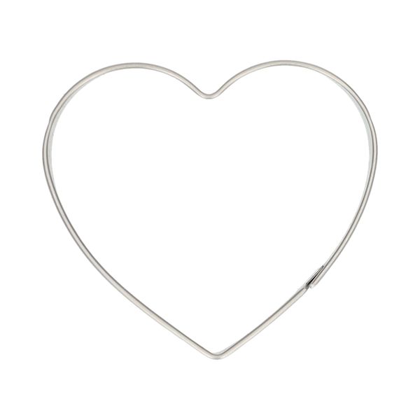 Emporte-pièce cœur, inox recyclé