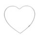 Emporte-pièce cœur, inox recyclé