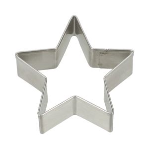 Emporte-pièce étoile, inox recyclé