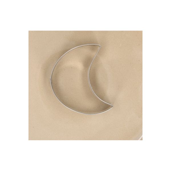 Emporte-pièce lune, inox recyclé