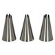 Range of nozzles, stainless steel, set of 5