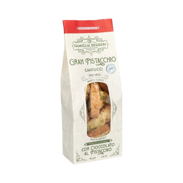 Cantuccini pistacchio cioccolato, 180 gram