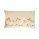 Coussin, coton bio, fleurs de printemps, 30 x 50 cm