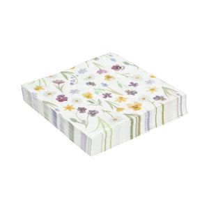 Servetten, papier, lentebloem, 33 x33 cm