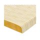 Serviettes de table, papier, rayure jaune, 33 x 33 cm