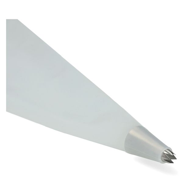 Piping bag, silicone, Ø 2 and 21 x 39 cm