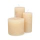 Bougie bloc, sable, Ø6 X 12 cm