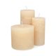 Bougie bloc, sable, Ø7 X 15 cm