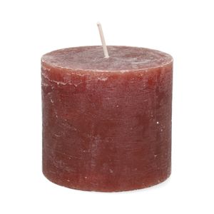 Bougie bloc, moka, Ø10 x 9 cm