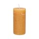 Bougie bloc, curry, Ø6 x 12 cm