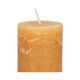 Bougie bloc, curry, Ø6 x 12 cm