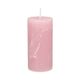 Stompkaars, oudroze, Ø6 x 12 cm