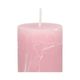 Stompkaars, oudroze, Ø6 x 12 cm