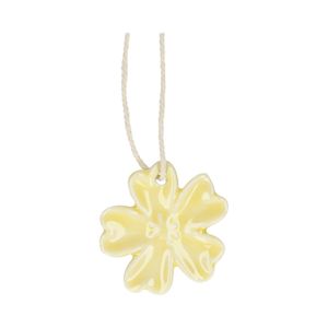 Hanger boterbloem, porselein, geel Hanger boterbloem, porselein, geel