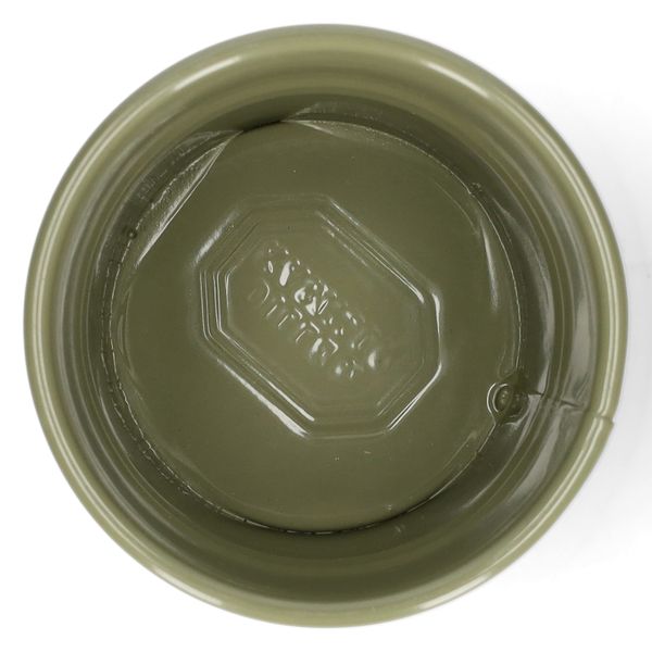 Blumentopf, Zink, olivgrün, Ø7 cm