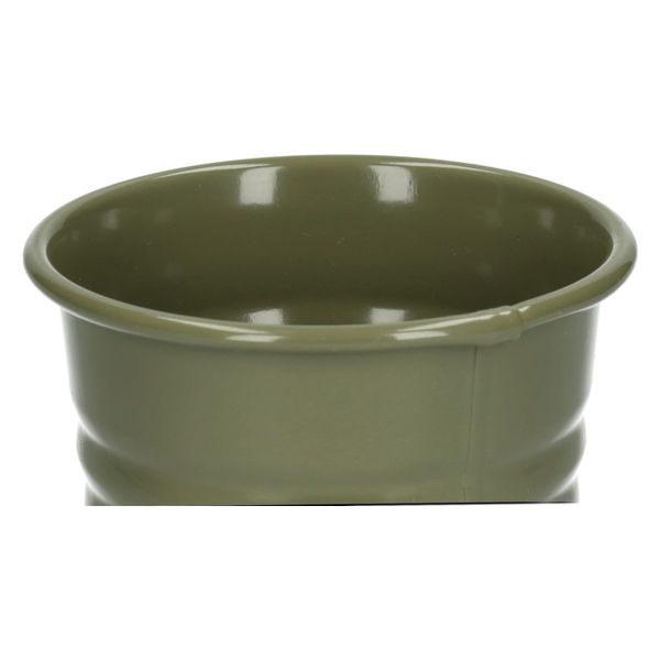 Blumentopf, Zink, olivgrün, Ø7 cm