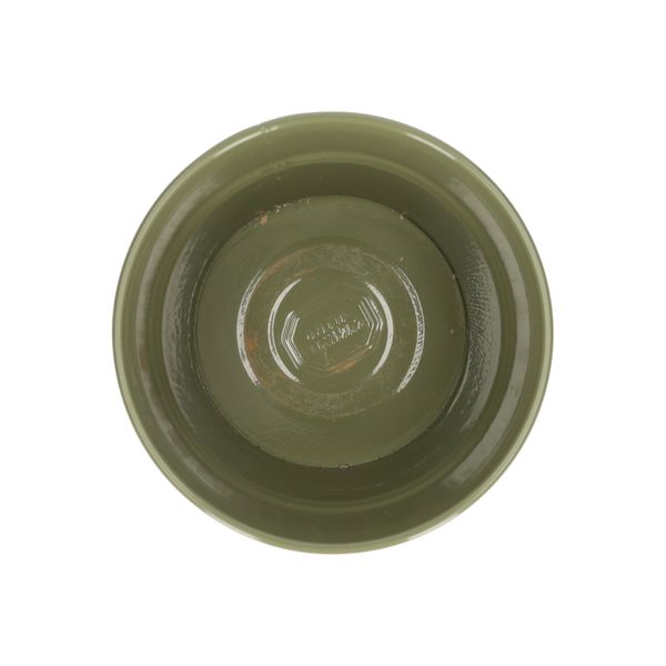 Bloempot, zink, olijfgroen, Ø14,5 cm