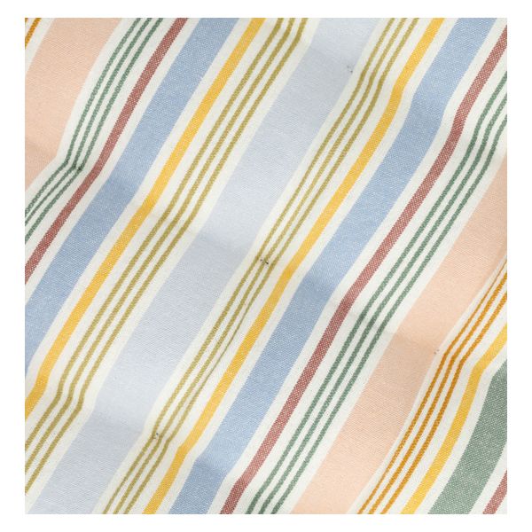 Stuhlkissen, Bio-Baumwolle, bunt gestreift, 40 x 40 cm