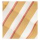 Stuhlkissen, Bio-Baumwolle, ockerfarbene Streifen, 40 x 40 cm