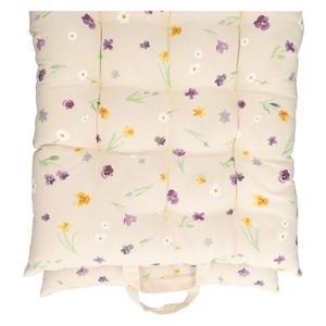 Bankkussen, bio-katoen, lentebloemen, 140 x 50 cm Bankkussen, bio-katoen, lentebloemen, 140 x 50 cm