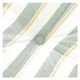 Zitmatras, bio-katoen, groen gestreept, 50 x 50 cm