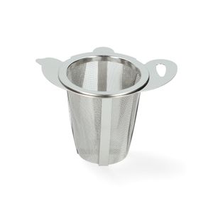 Theezeefje met brede rand, roestvrij staal, Ø5,5 X 7 cm