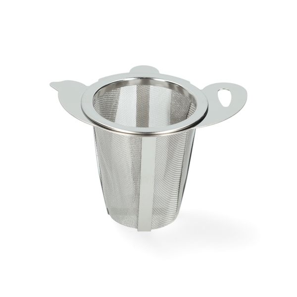 Theezeefje met brede rand, roestvrij staal, Ø5,5 X 7 cm