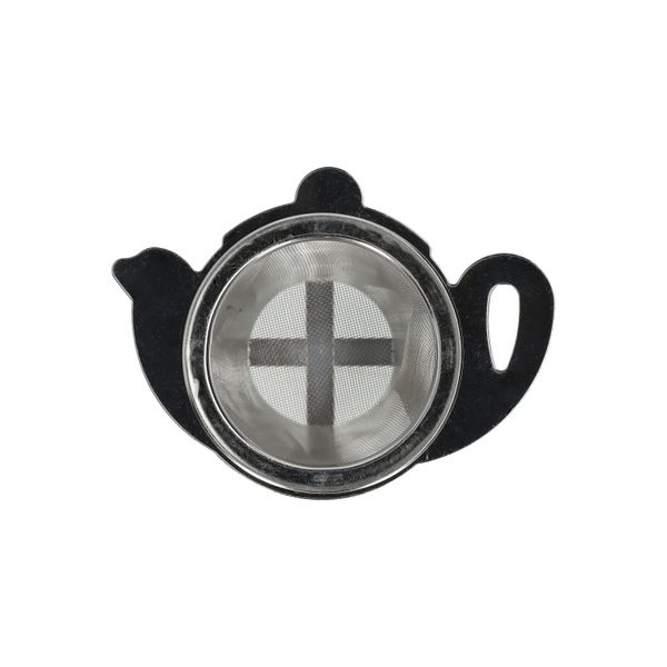 Theezeefje met brede rand, roestvrij staal, Ø5,5 X 7 cm