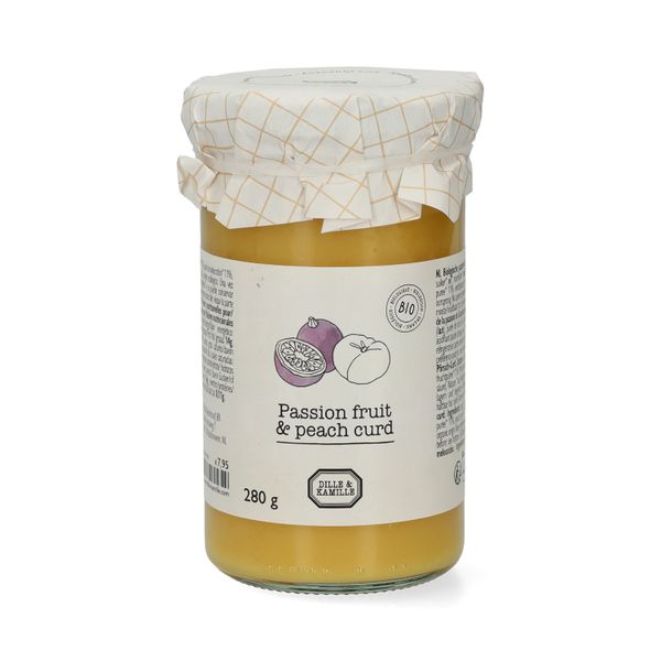 Curd fruit de la passion & pêche, biologique, 280 g