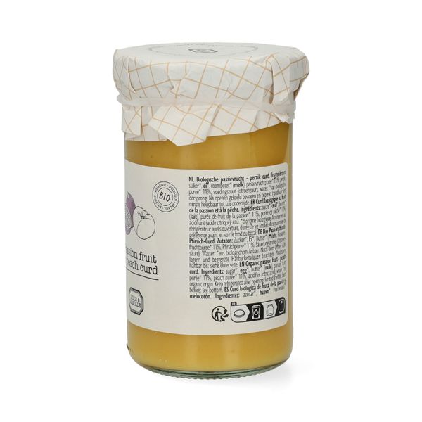 Curd fruit de la passion & pêche, biologique, 280 g