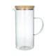 Kanne mit Bambusdeckel, Glas, 1,25 l