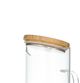 Kanne mit Bambusdeckel, Glas, 1,25 l