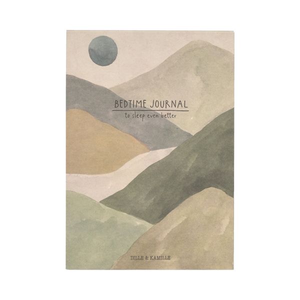 Bedtime journal, papier, brindilles et feuilles, A5