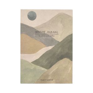 Bedtime journal, papier, takjes met bladeren, A5 Bedtime journal, papier, takjes met bladeren, A5