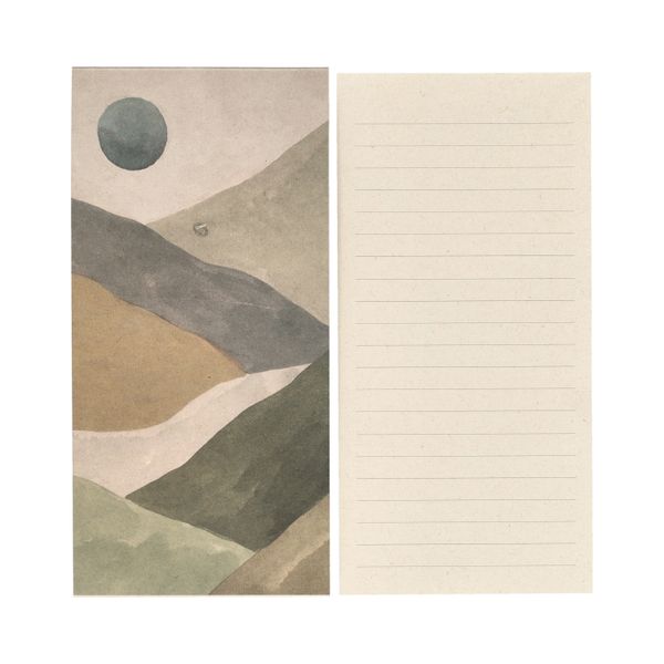 Bloc-notes To do, paysage, A7