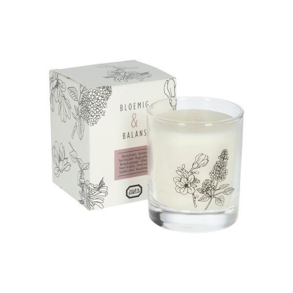 Duftkerze blumig & balance, 175g