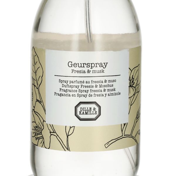 Geurspray, fresia en musk, 250 ml