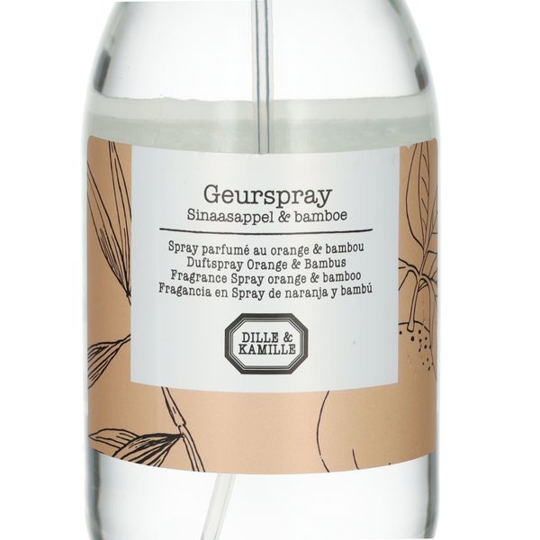 Geurspray, sinaasappel en bamboe, 250 ml