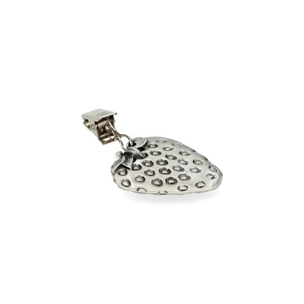 Poids pour nappe, métal, fraise, 4 x 5 cm