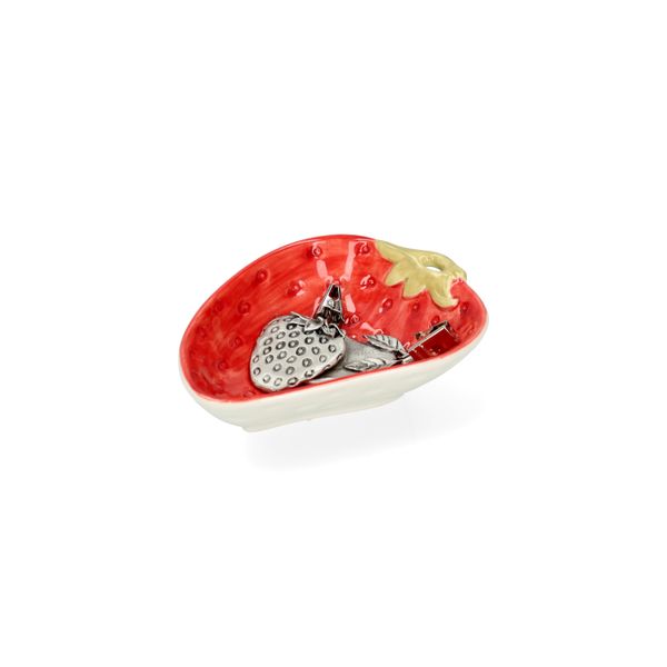 Poids pour nappe, métal, fraise, 4 x 5 cm
