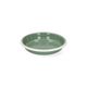 Bord diep, emaille, grijsgroen/wit, Ø14 cm