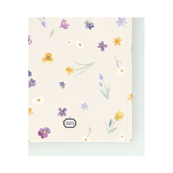 Notitieboek, papier, harde kaft, lentebloem, A5