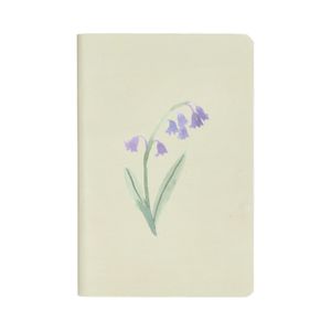 Schrift, zachte kaft, gelinieerd, wilde hyacint, A5 Schrift, zachte kaft, gelinieerd, wilde hyacint, A5