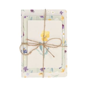 Ensemble de 3 cahiers, fleurs de printemps