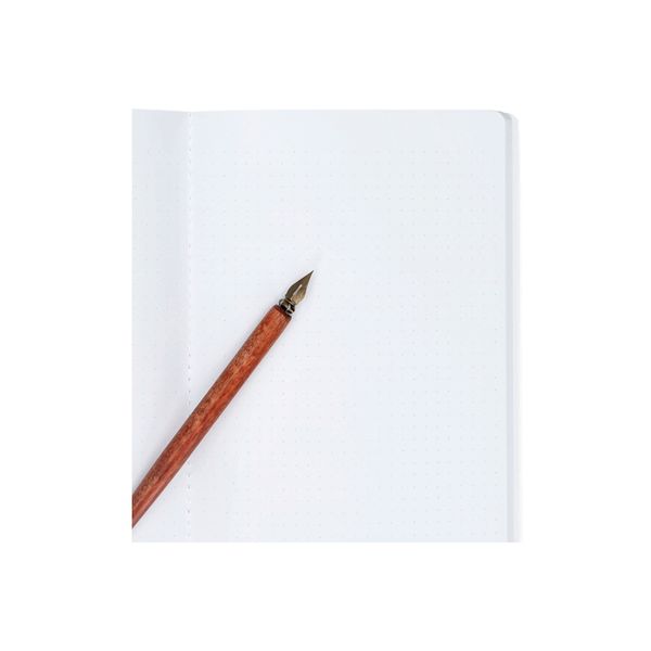Cahier, ligné, avec étiquette, vert foncé, A5